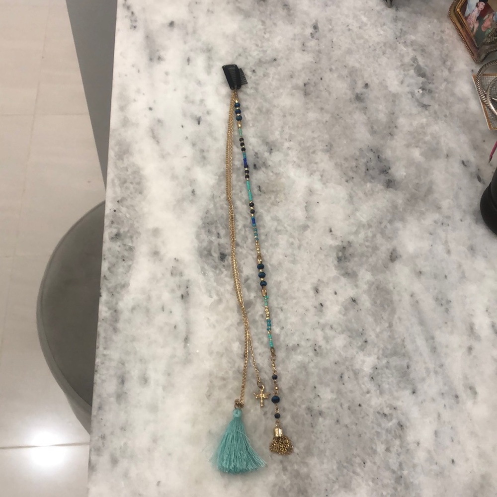 Hair jewelry clip